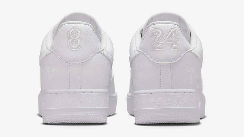 Kobe Bryant x Nike Air Force 1 Low Forever White IB0018-100 Back