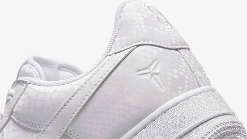 Kobe Bryant x Nike Air Force 1 Low Forever White IB0018-100 Detail 2