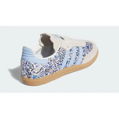 Liberty London x adidas Samba OG GS Floral Blue JP8080 Back
