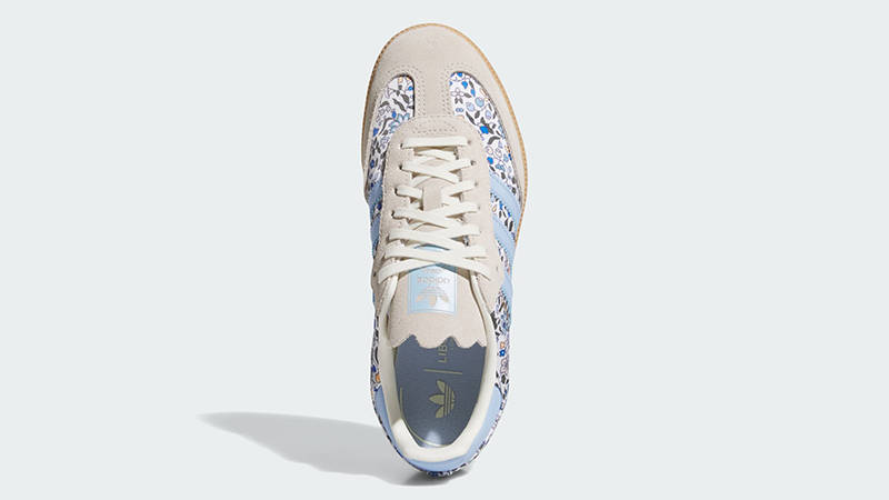 Liberty London x adidas Samba OG GS Floral Blue JP8080 Top