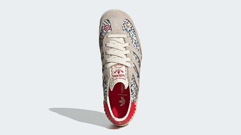 Liberty London x adidas SL 72 RS GS Floral White Bliss JQ8404 Top