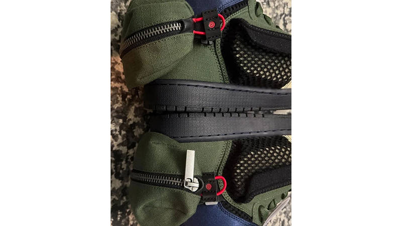 Naruto x Air Jordan 1 Utility Olive sole