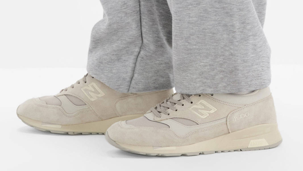 New Balance 1500 Silver Birch U1500PTY on feet