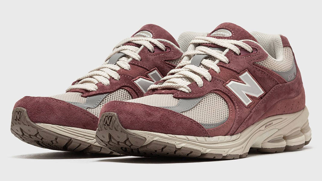 New Balance 2002R Burgundy Cream U2002RS Side