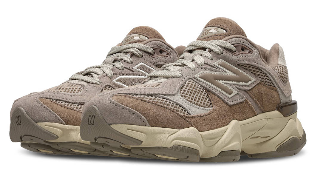 New Balance 9060 GS Brown Beige Mushroom GC9060EX Side