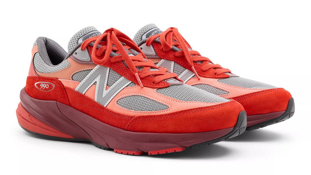 New Balance 990v6 Community Red U990RT6 Side