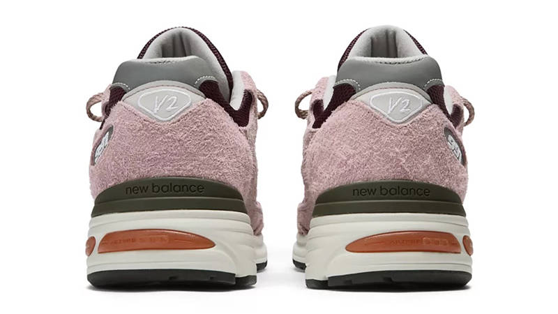 New Balance 991v2 Grape Sorbet U991PR2 Back