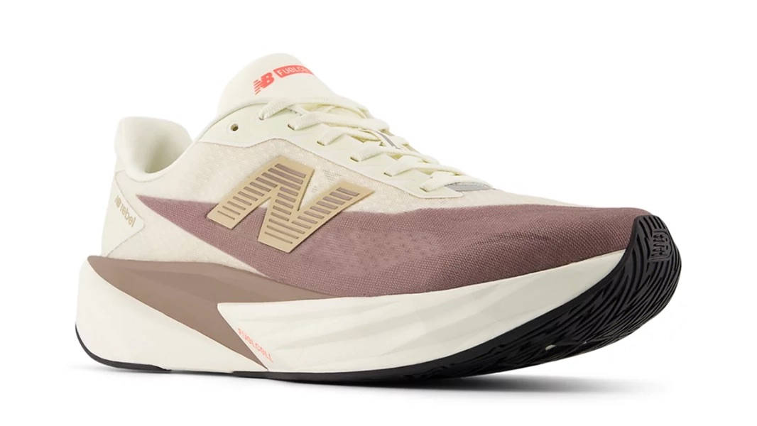 New Balance FuelCell Rebel v5 Angora Earth Shadow MFCXLY5 Front