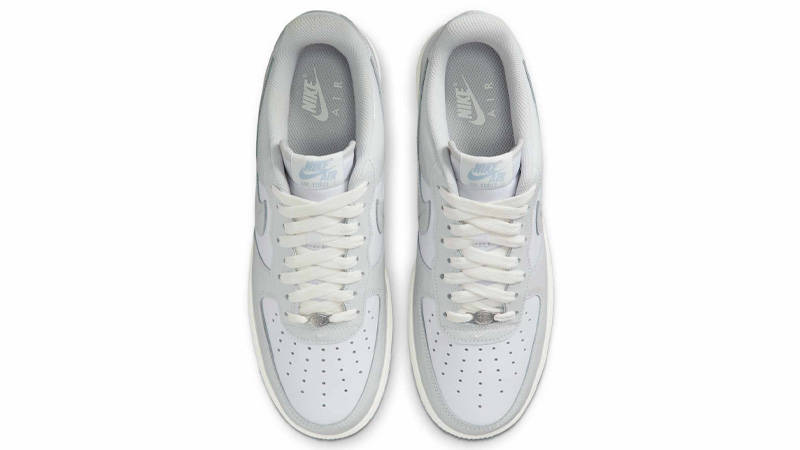 Nike Air Force 1 07 Sail Light Armoury Blue Middle
