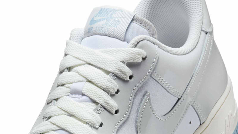 Nike Air Force 1 07 Sail Light Armoury Blue Side