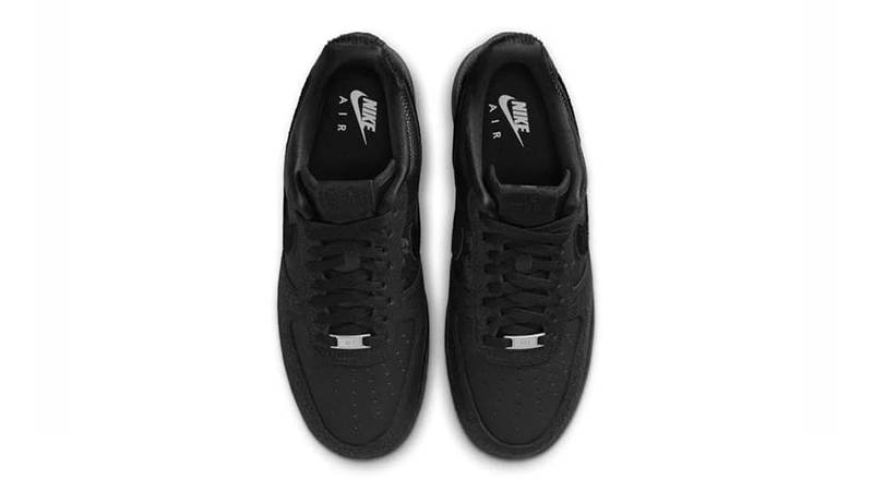 Nike Air Force 1 Low Black Pony Hair Snakeskin HQ1977-001 middle
