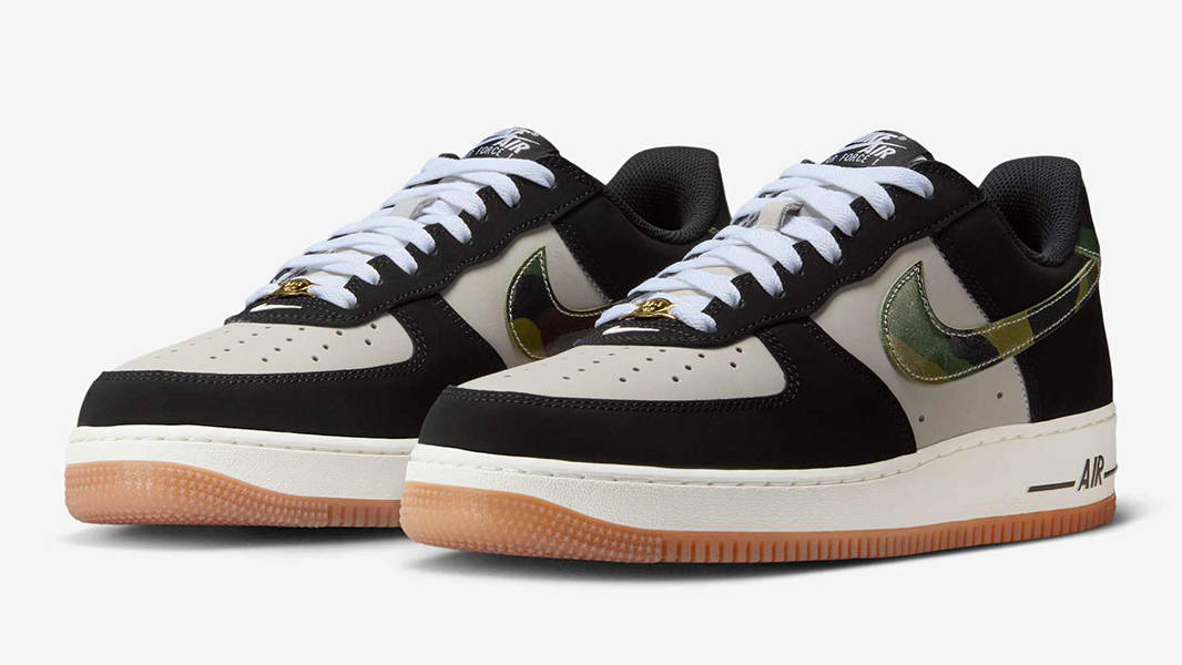 Nike Air Force 1 Low Camo Swoosh HQ1967-100 Side