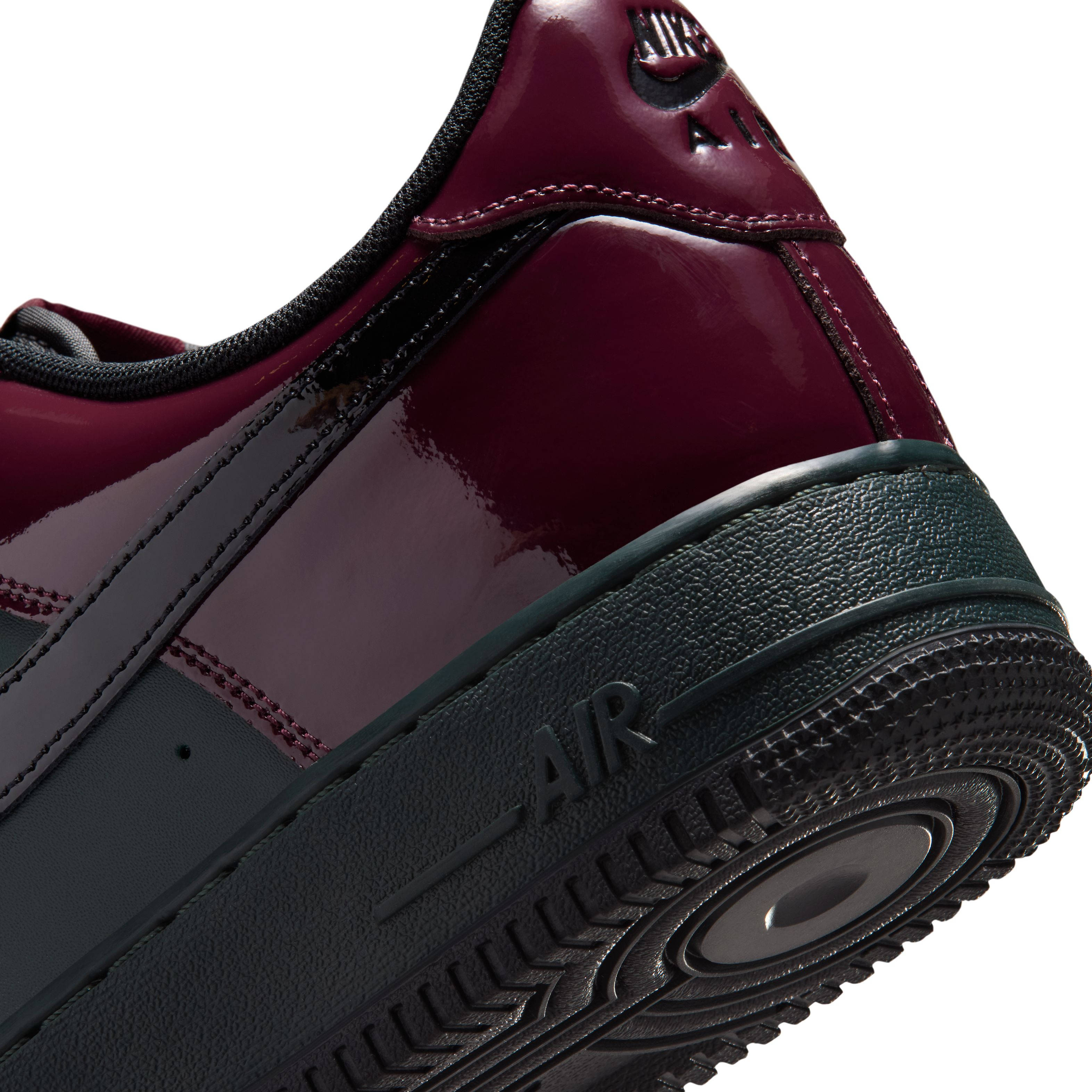 Nike Air Force 1 Low Patent Leather Beef and Broccoli IX4088-352 heel