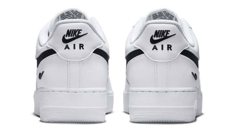 Nike Air Force 1 Low Ripstop Swoosh White Black Back