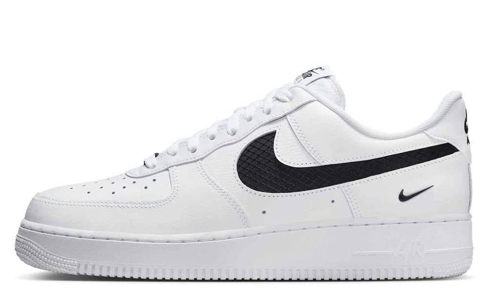 Nike Air Force 1 Low Ripstop Swoosh White Black