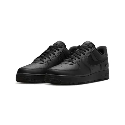 Nike Air Force 1 Low Triple Black Ripstop IH4452-001 front