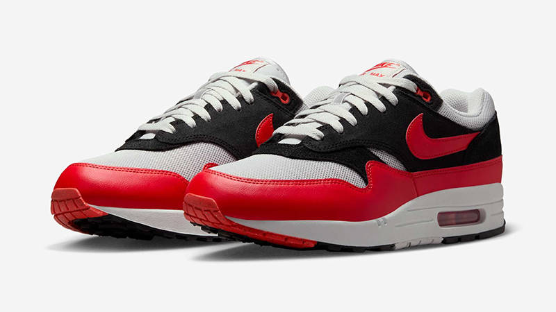 Nike Air Max 1 Vast Grey Light Crimson Black FZ5808 015 front