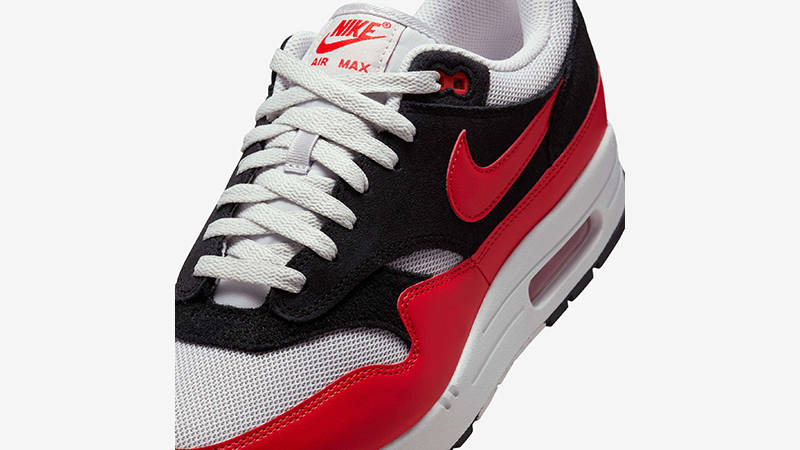 Nike Air Max 1 Vast Grey Light Crimson Black FZ5808 015 tongue