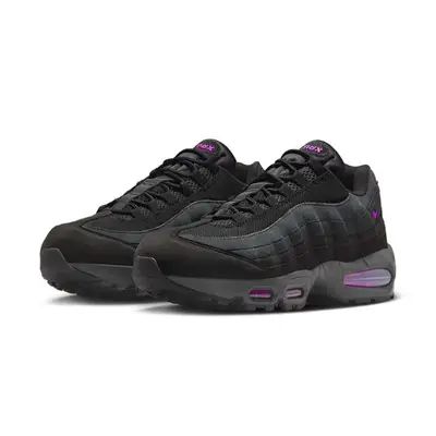 Nike Air Max 95 Black Vivid Purple IH4457-001 front
