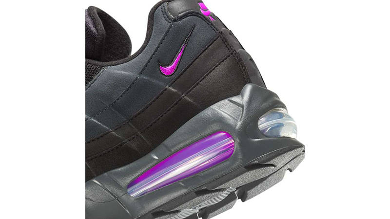 Nike Air Max 95 Black Vivid Purple IH4457-001 heel