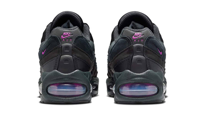 Nike Air Max 95 GS Black Vivid Purple IH4476-001 Back