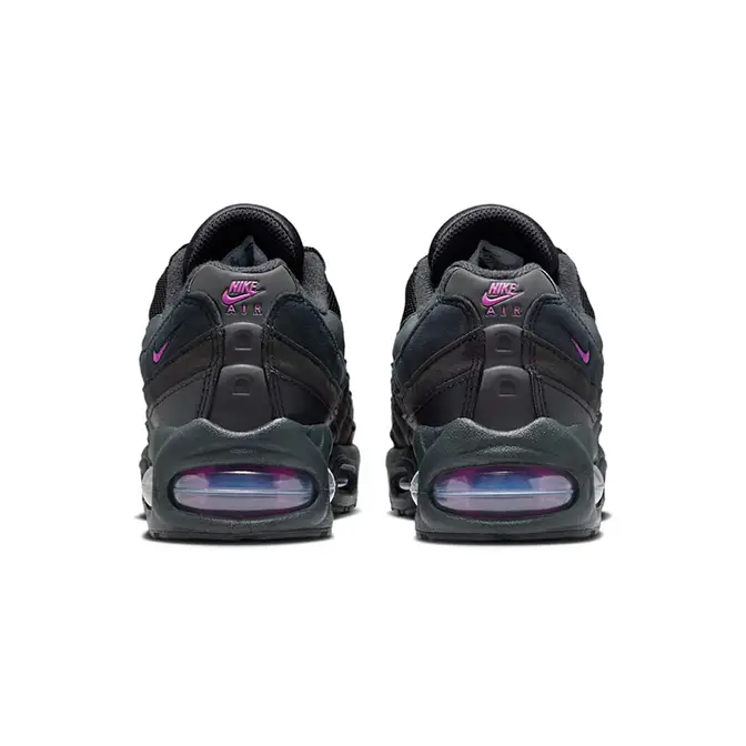 Nike Air Max 95 GS Black Vivid Purple IH4476-001 Back