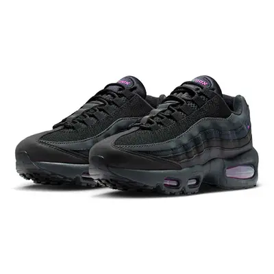 Nike Air Max 95 GS Black Vivid Purple IH4476-001 Side