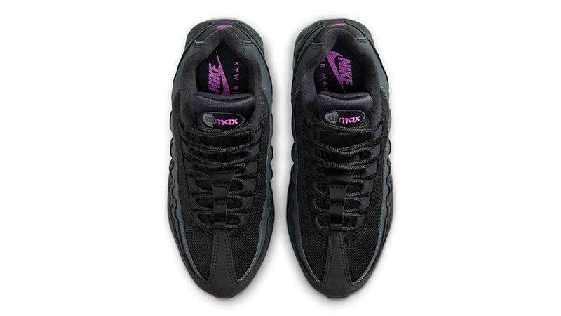 Nike Air Max 95 GS Black Vivid Purple IH4476-001 Top
