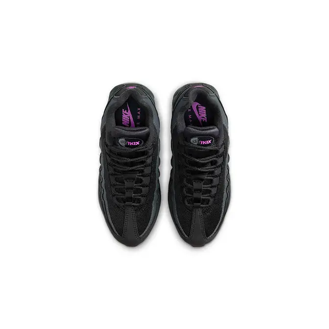 Nike Air Max 95 GS Black Vivid Purple IH4476-001 Top