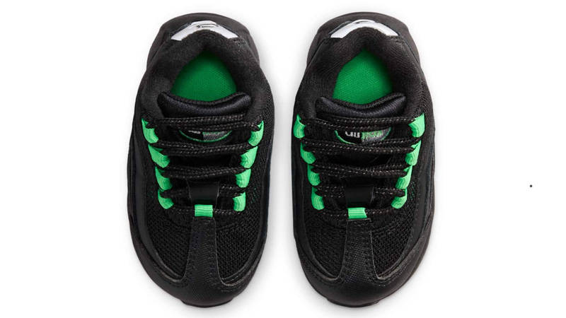 Nike Air Max 95 Recraft Toddler Black Green Shock Middle