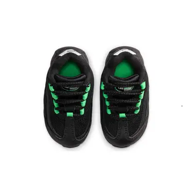 Nike Air Max 95 Recraft Toddler Black Green Shock Middle