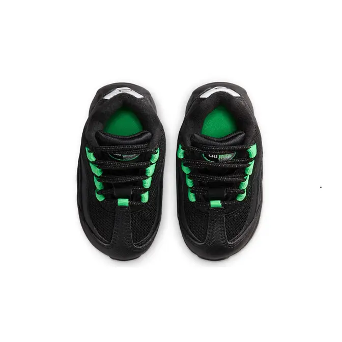 Nike Air Max 95 Recraft Toddler Black Green Shock Middle