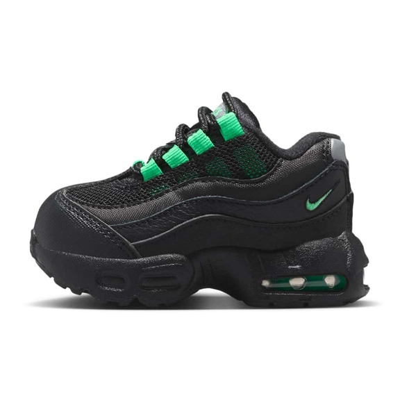 Nike Air Max 95 Recraft Toddler Black Green Shock