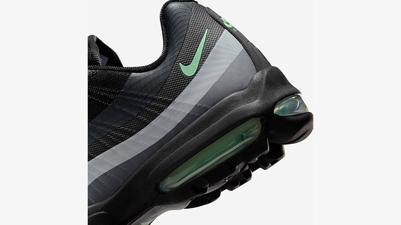 Nike Air Max 95 Ultra Black Mint Foam IB7681-004 heel