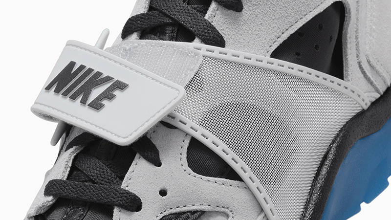 Nike Air Trainer Huarache Wolf Grey Star Blue IH4469-012 Detail