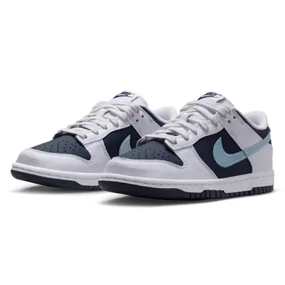 Nike Dunk Low GS Light Armoury Blue Obsidian Front