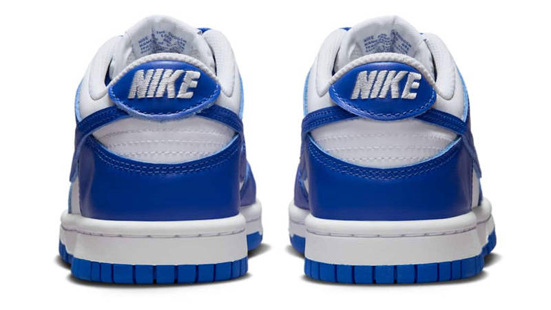 Nike Dunk Low GS White Hyper Royal Back