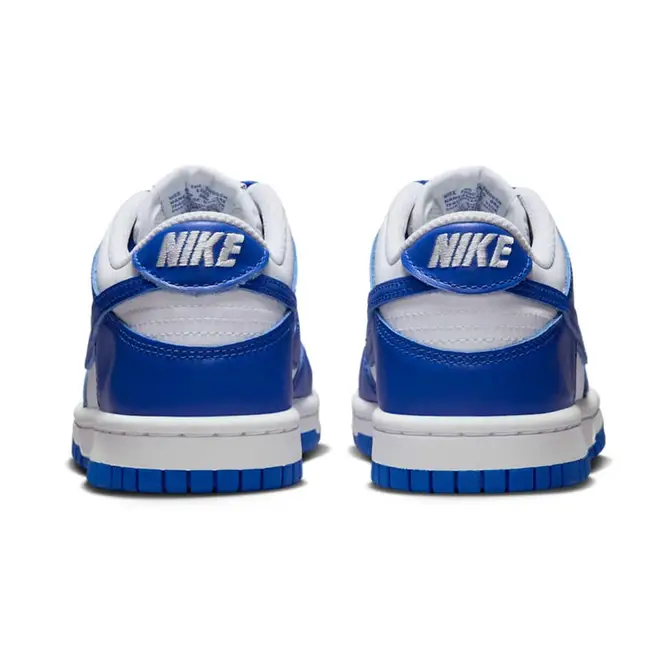 Nike Dunk Low GS White Hyper Royal Back