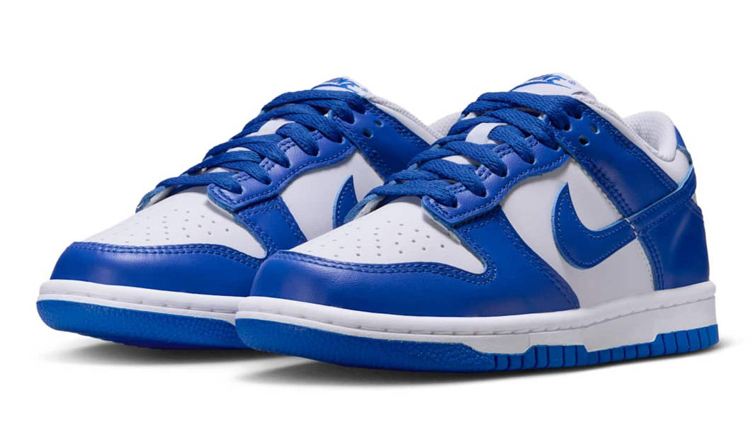 Nike Dunk Low GS White Hyper Royal Front