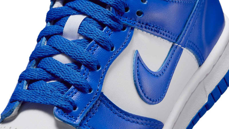 Nike Dunk Low GS White Hyper Royal Side