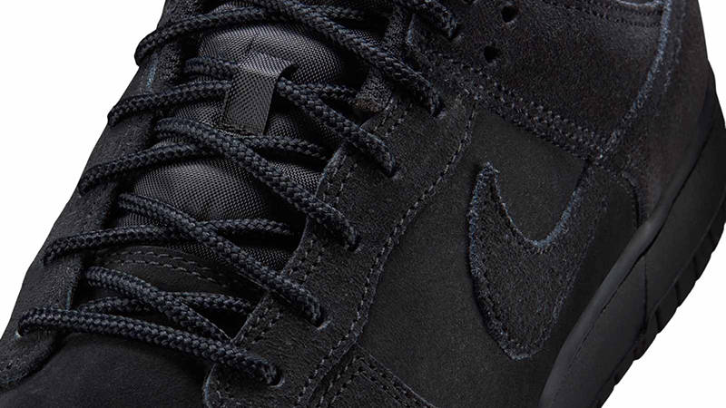 Nike Dunk Low Retro Triple Black IB6651-001 Detail