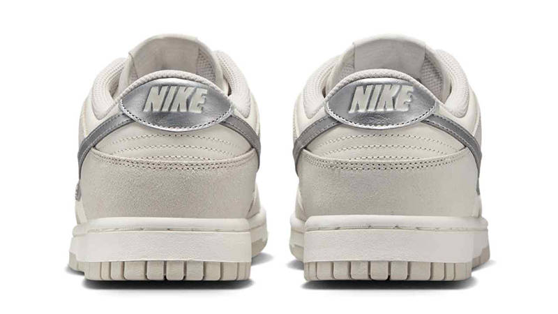 Nike Dunk Low Silver Swoosh Light Bone II7651-133 Back
