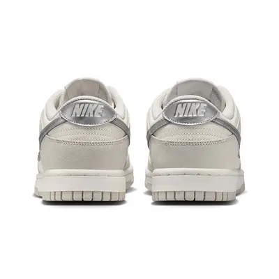 Nike Dunk Low Silver Swoosh Light Bone II7651-133 Back