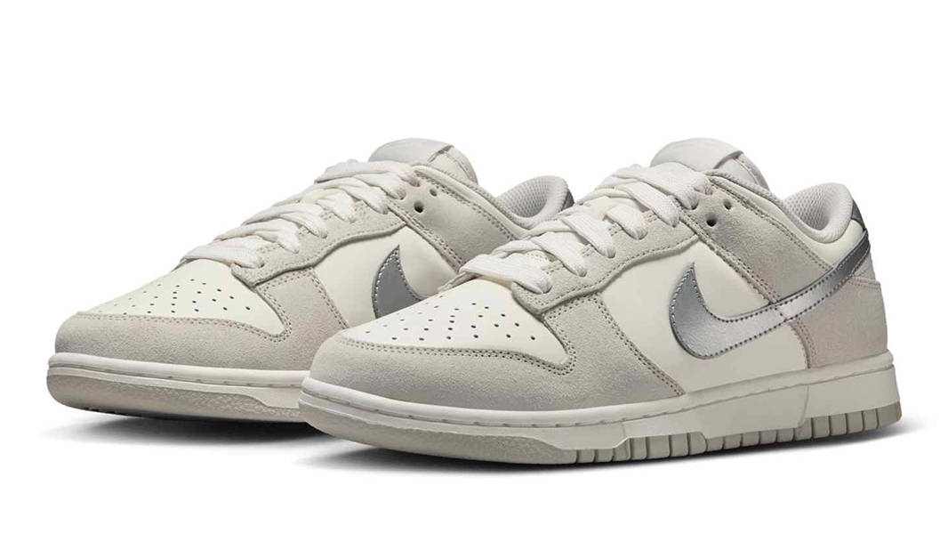 Nike Dunk Low Silver Swoosh Light Bone II7651-133 Side