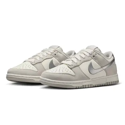 Nike Dunk Low Silver Swoosh Light Bone II7651-133 Side
