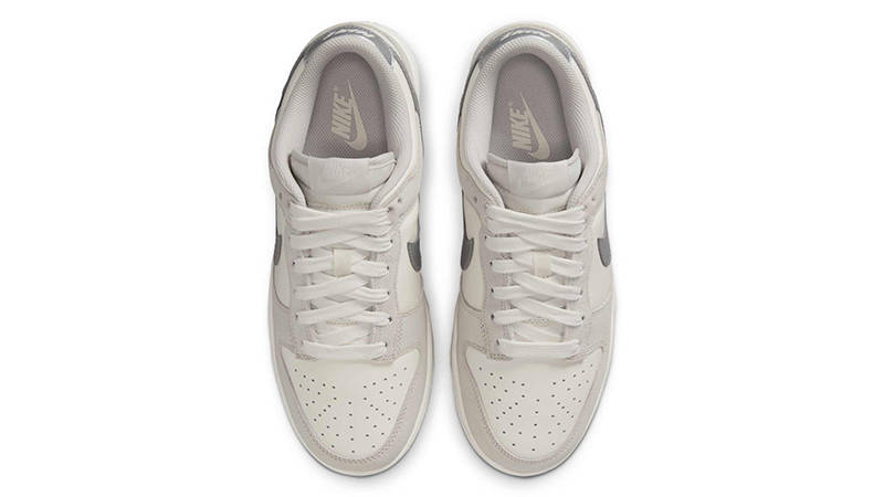 Nike Dunk Low Silver Swoosh Light Bone II7651-133 Top