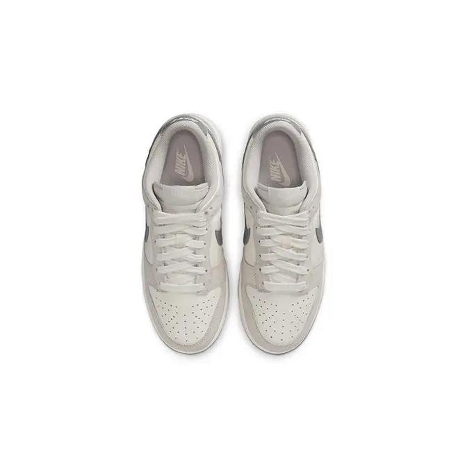 Nike Dunk Low Silver Swoosh Light Bone II7651-133 Top