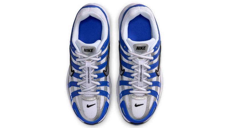Nike P-6000 GS Racer Blue Metallic Silver Middle