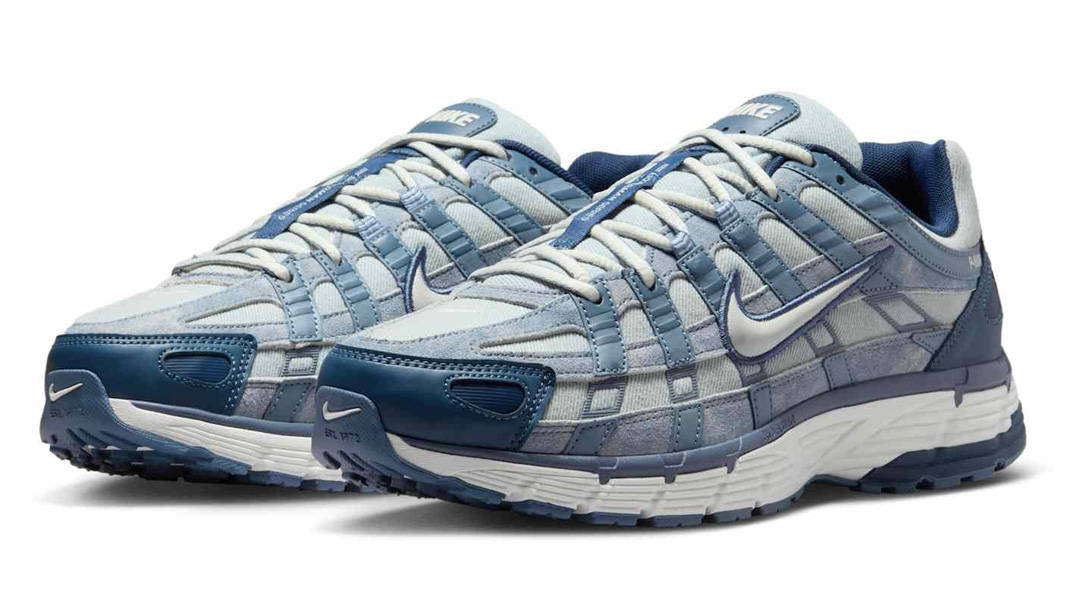 Nike P-6000 SE Worn Blue Denim Front