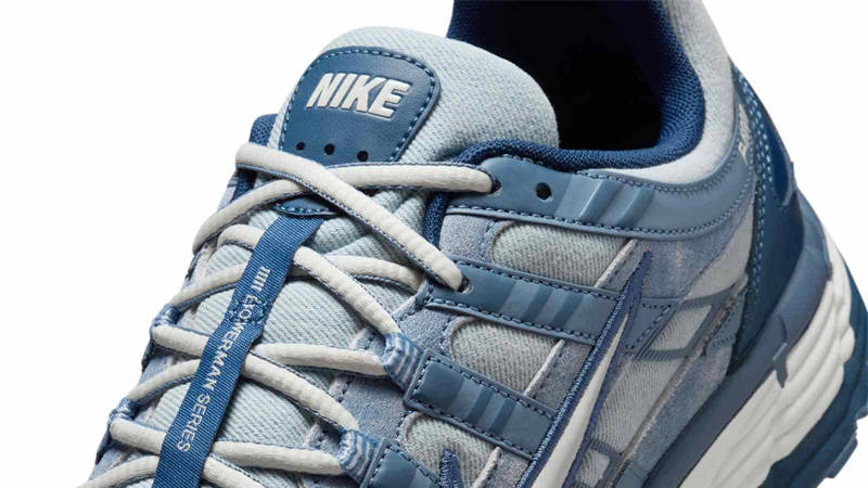 Nike P-6000 SE Worn Blue Denim Side